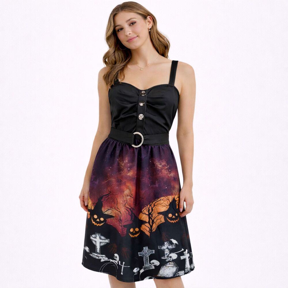 Dressfo Sleeveless Halloween Dress 12